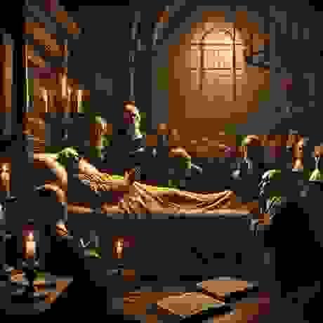 The death-bed of John Knox